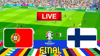 PORTUGAL vs FINLAND || Final UEFA Euro 2024 || Full Match All Goals - Live Football Match || PES 21