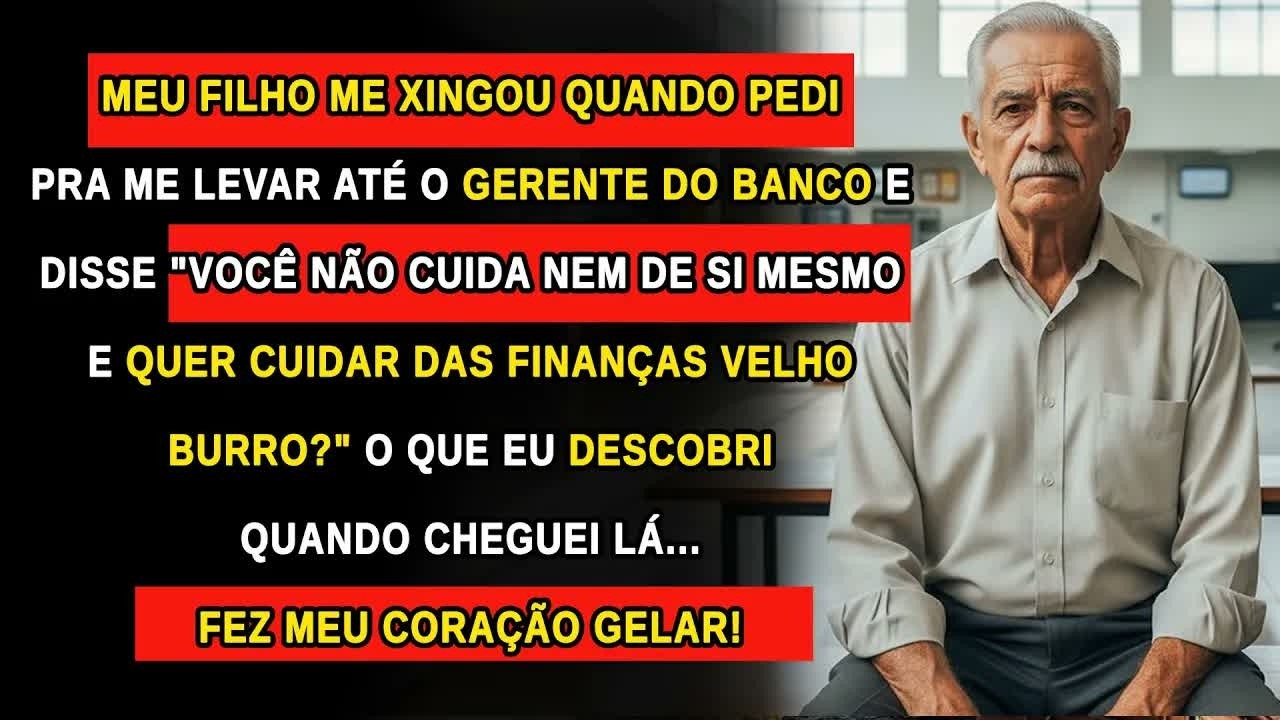Peguei os extratos do banco na mão, as folhas tremendo, e vi o nome do meu próprio filho naquela transferência. Durante trinta e cinco anos tive a minha oficina mecânica ali na General Osório,...