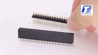 2.0mm 25 pin female connector double row straight dip pcb female connector