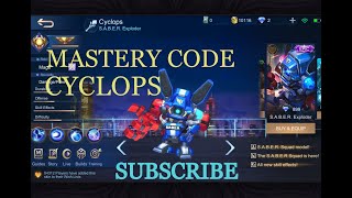 MASTERY CODE: CYCLOPS - AGGREGATE STARLIGHT | MOBILE LEGENDS