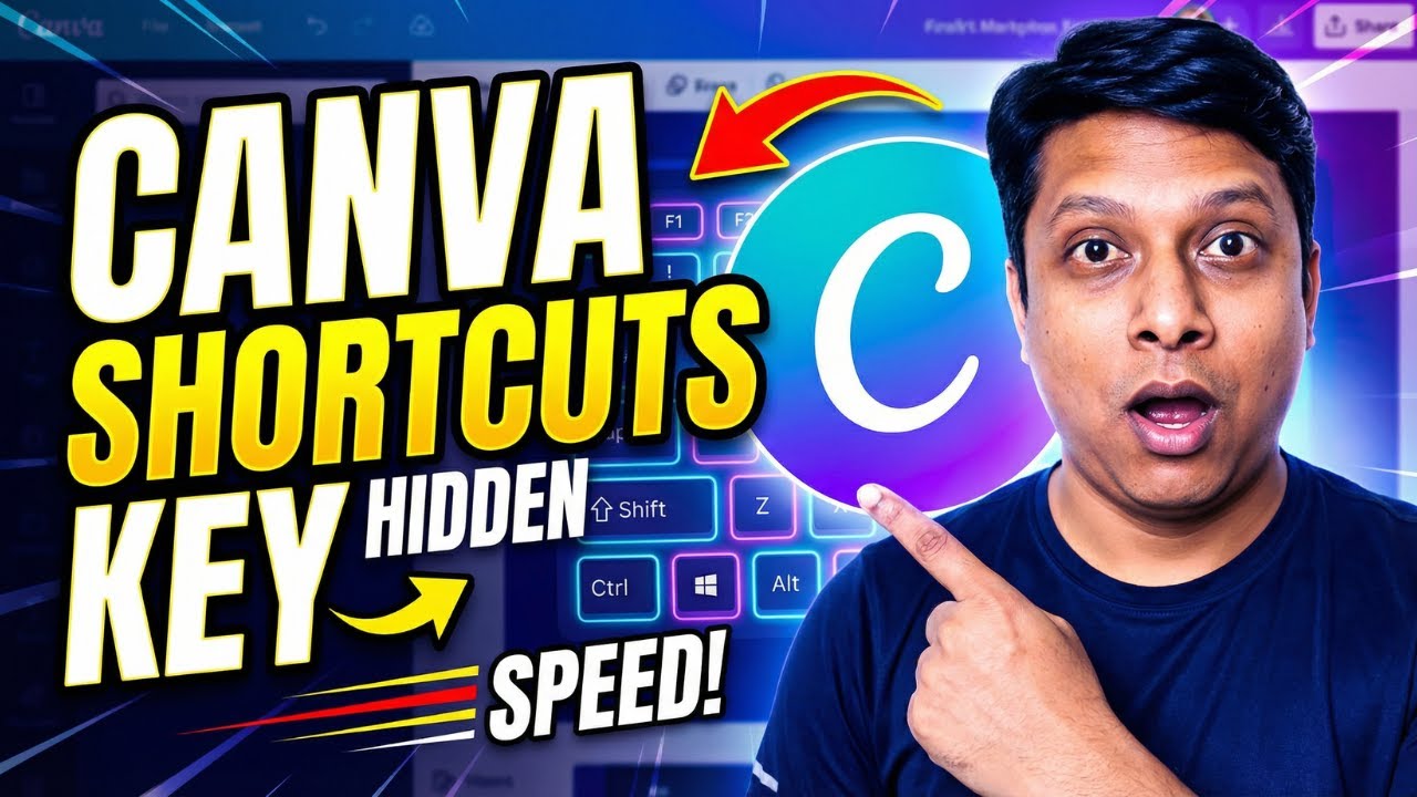 Hidden Canva Shortcut Keys That Are Killing Your Design Speed! Canva ...