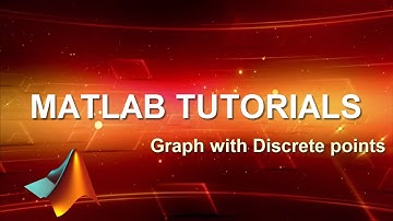 Plot a graph in MATLAB with Discrete Data points | MATLAB Tutorials