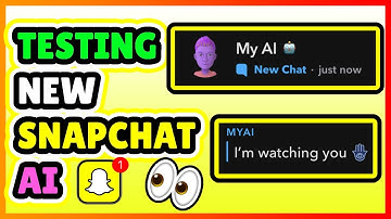 TESTING SNAPCHAT AI *NEW*