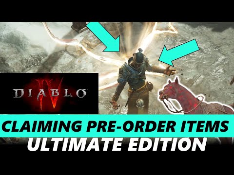 How To Claim Pre Order Items In Diablo IV | Diablo 4 Pre Order Bonuses Where To Find Tutorial Guide