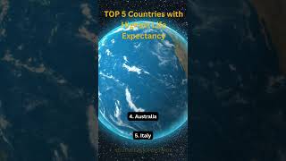 Top 5 Countries with Highest Life Expectancy #shorts #youtubeshorts #top5 #topcountries #top5facts