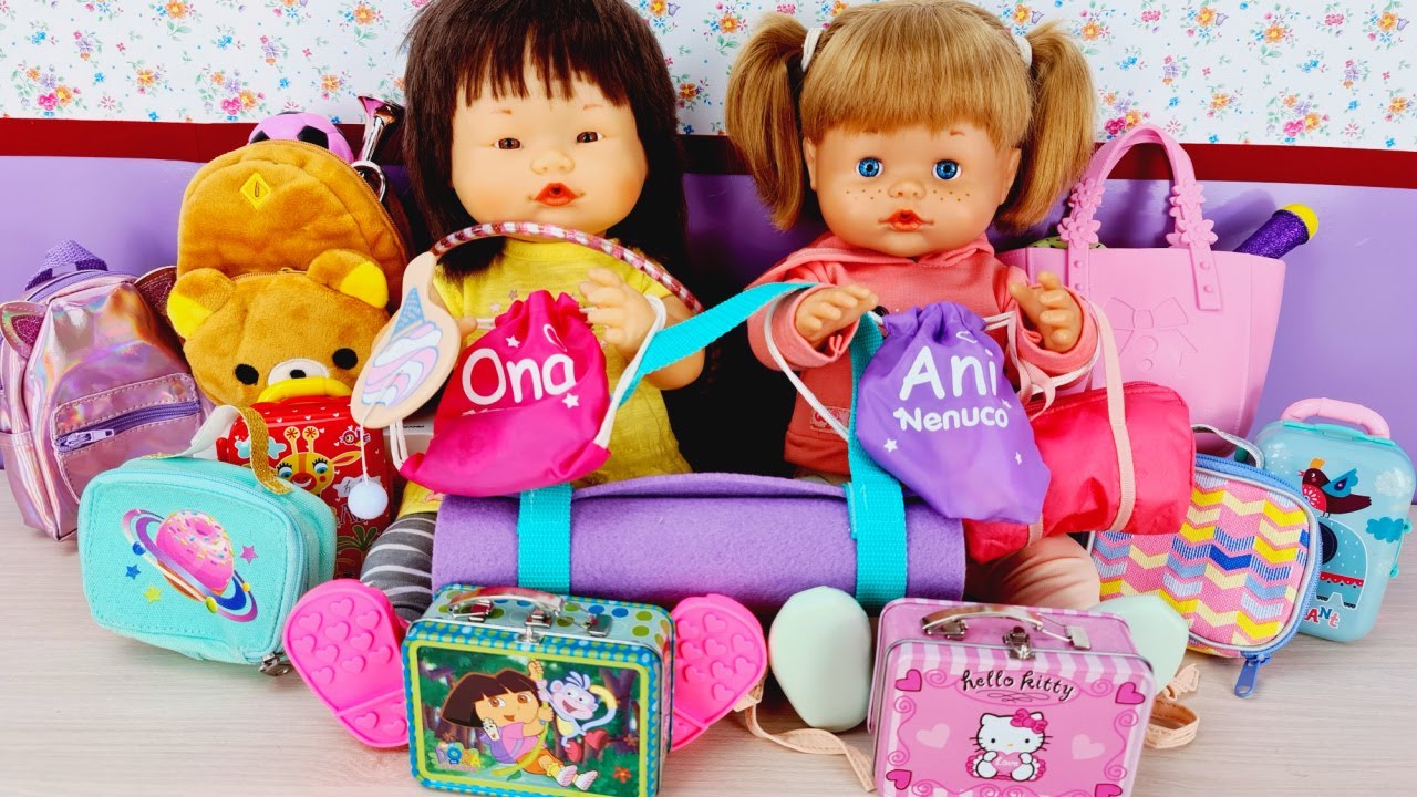 ANI y ONA CLASES EXTRAESCOLARES NUEVAS de HOOP DANZA estrenan accesorios Muñecas Nenuco - YouTube