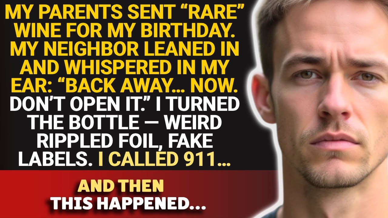 Родители прислали мне на день рождения редкое вино. Я попытался его открыть и услышал: «Не открыв...