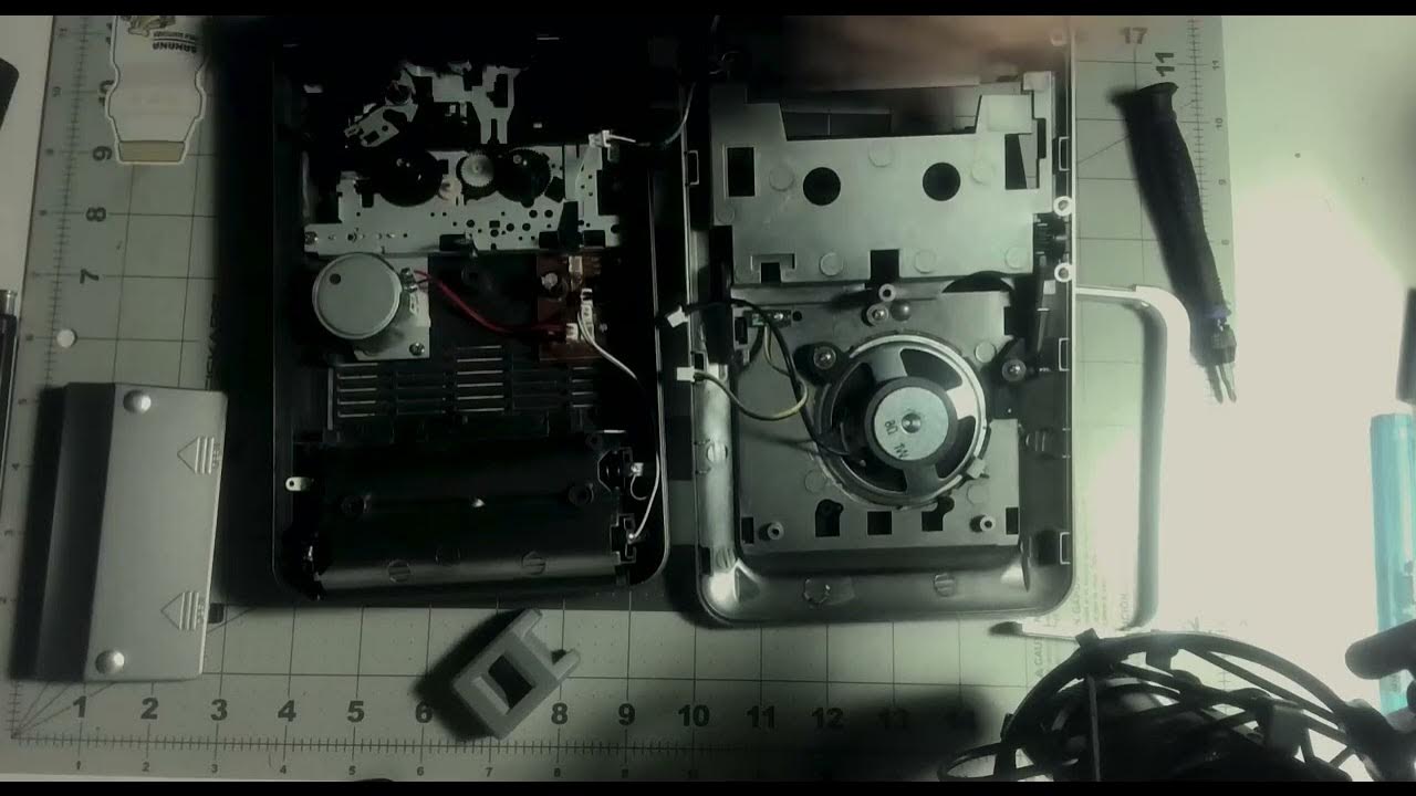Jensen Cassette player Tear down YouTube