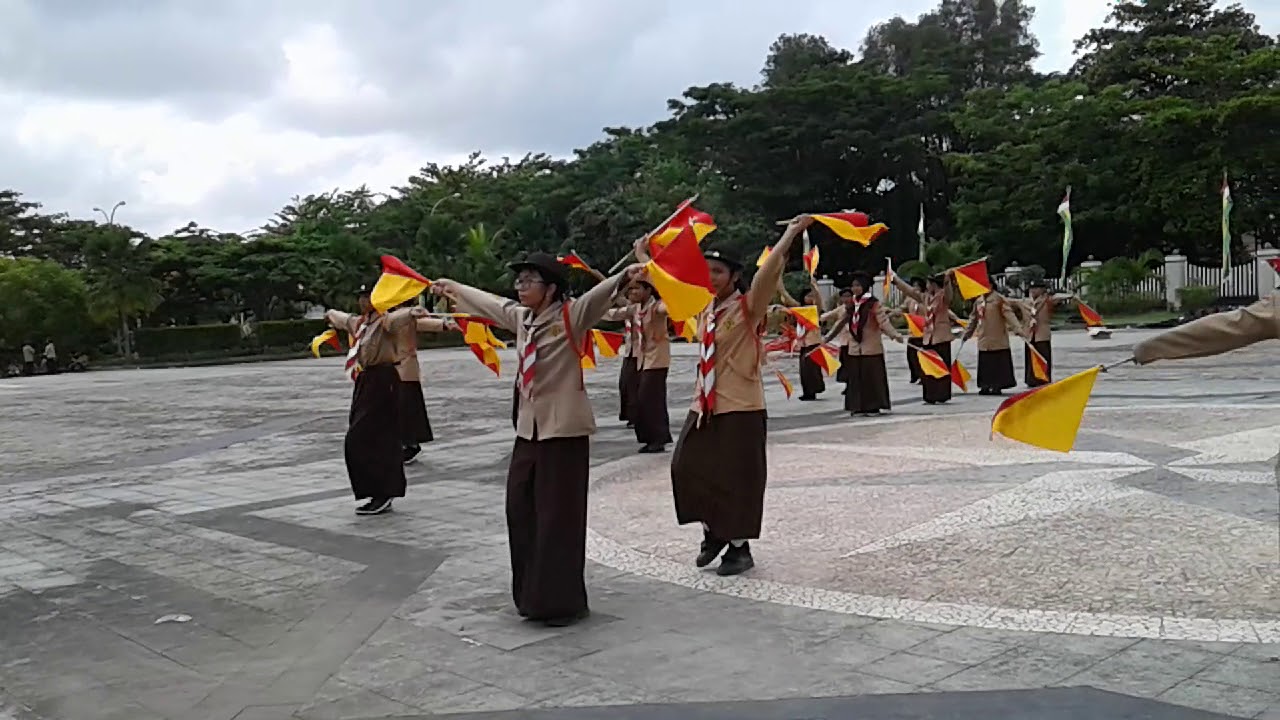  Senam  semaphore Pramuka  Perekat NKRI YouTube