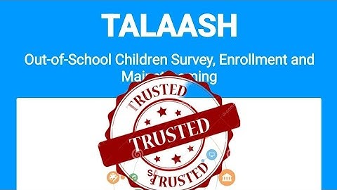 Talaash app step by step guide for Planners/ surveyors.