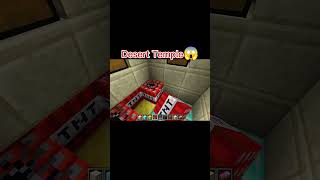 minecraft Desert Temple😱#minecraft #shortvideo #gaming