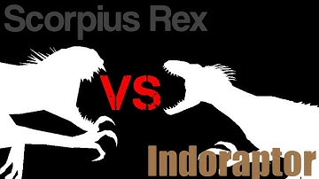 Scorpius Rex VS Indoraptor (Stick nodes)