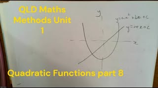 QLD Maths Methods Unit 1, Topic 1, Quadratic Functions part 8