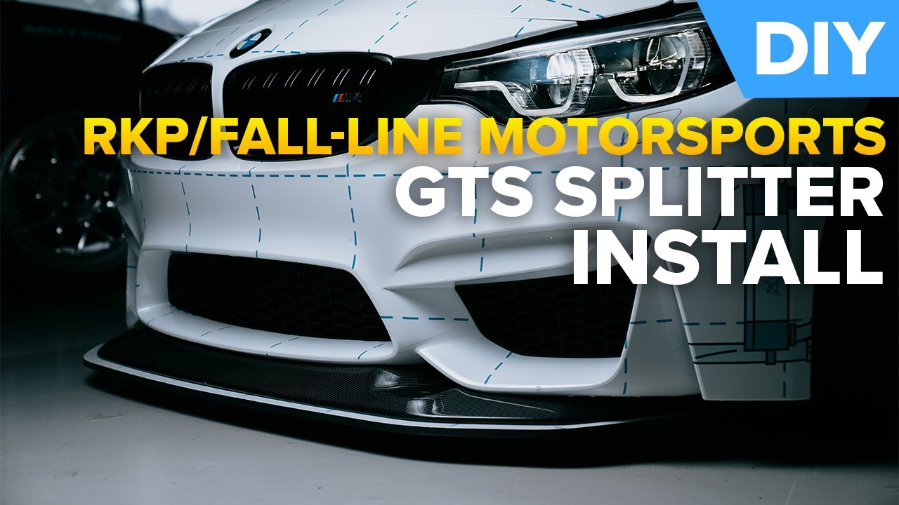 BMW F82 M4 GTS-Style Front Lip DIY (2015-2020 BMW F80 M3, F83 M4