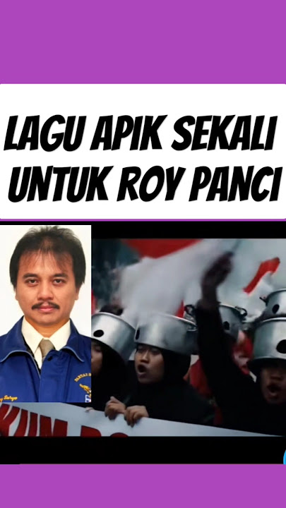 Lagu apik sekali berisi tuntutan untuk roy suryo panci