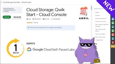 Cloud Storage: Qwik Start - Cloud Console | #2025 | #GSP073 |#qwiklabs |Solution