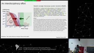 Short talk: Dr. Francisco Bento Lustosa: Tabletop quantum gravity as a test of modifications of...
