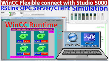 WinCC Flexible 2008 SP5 simulation with Studio 5000 without any real PLCs hardware