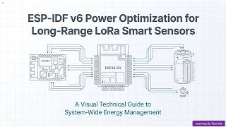 ESP-IDF v6 Power Optimization for Long-Range LoRa Smart Sensors