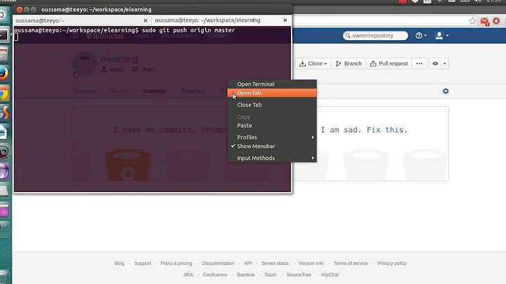 Git | Pushing a Spring application to BitBucket via Git