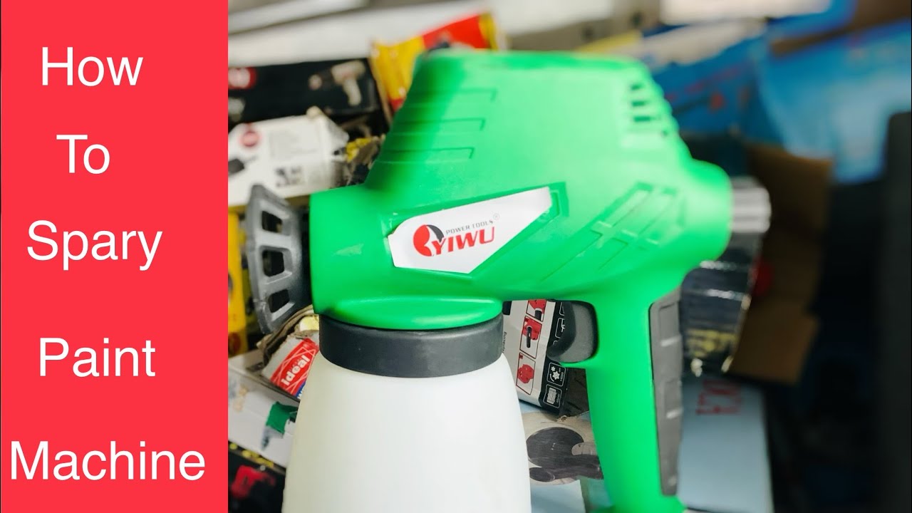 spray paint machine repair