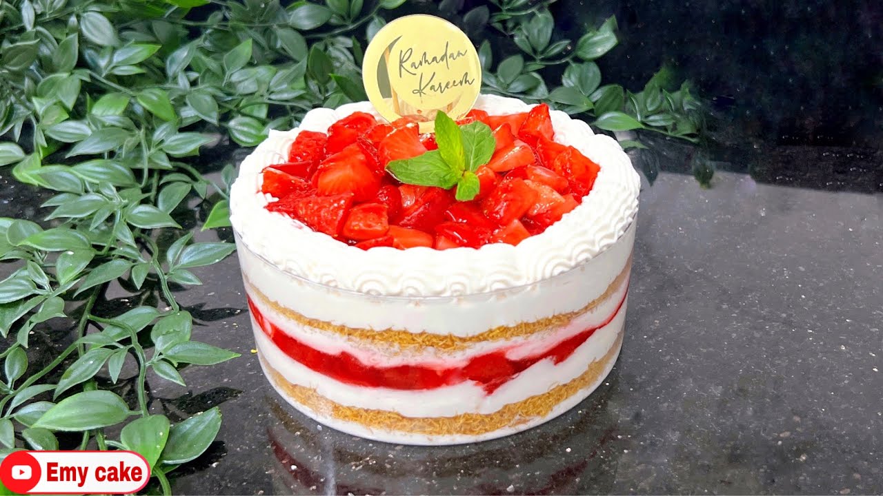 كنافة بالفراولة بطعم لا يقاوم وغير مكلفه 👌🏻#رمضان #فراولة 