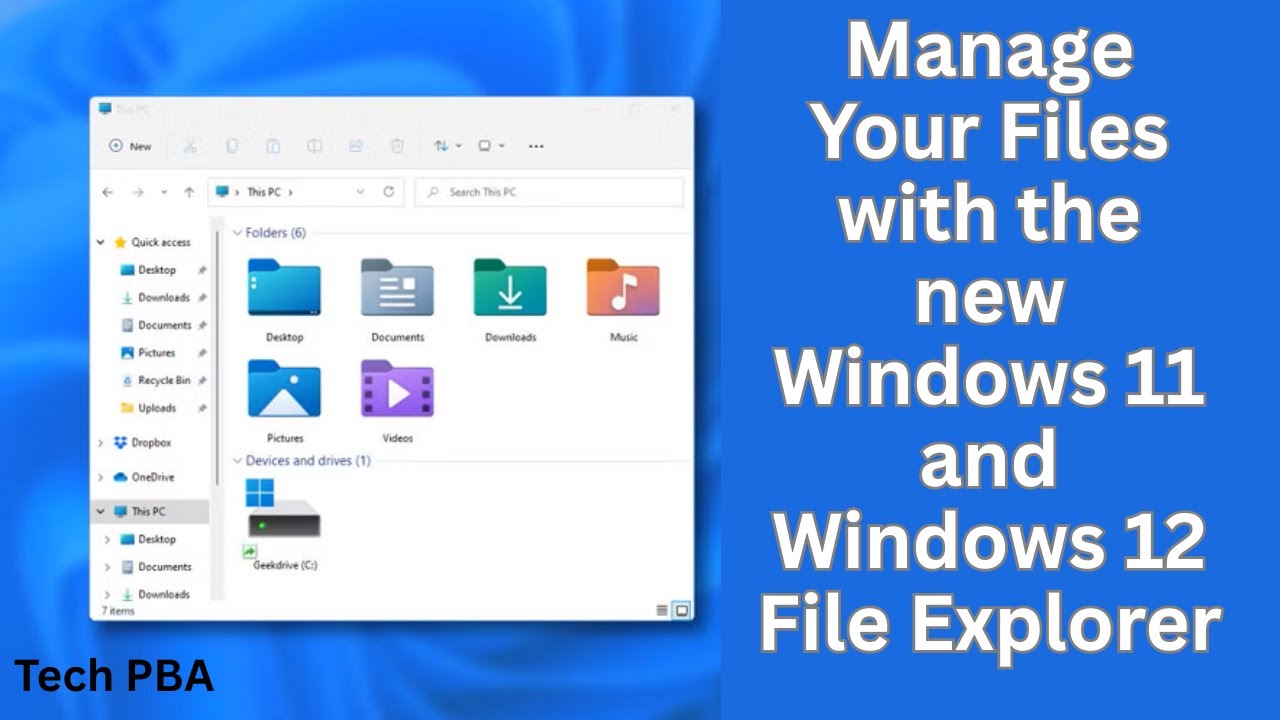Windows 11 File Explorer | How to use Windows 11 and Windows 12 File ...
