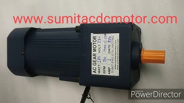 Ac Gear Motor 180w with Dimension