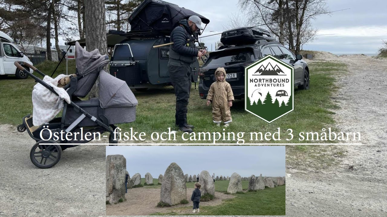 Första campingturen som familj på FEM! En helg med camping och fiske i vår Hero Camper