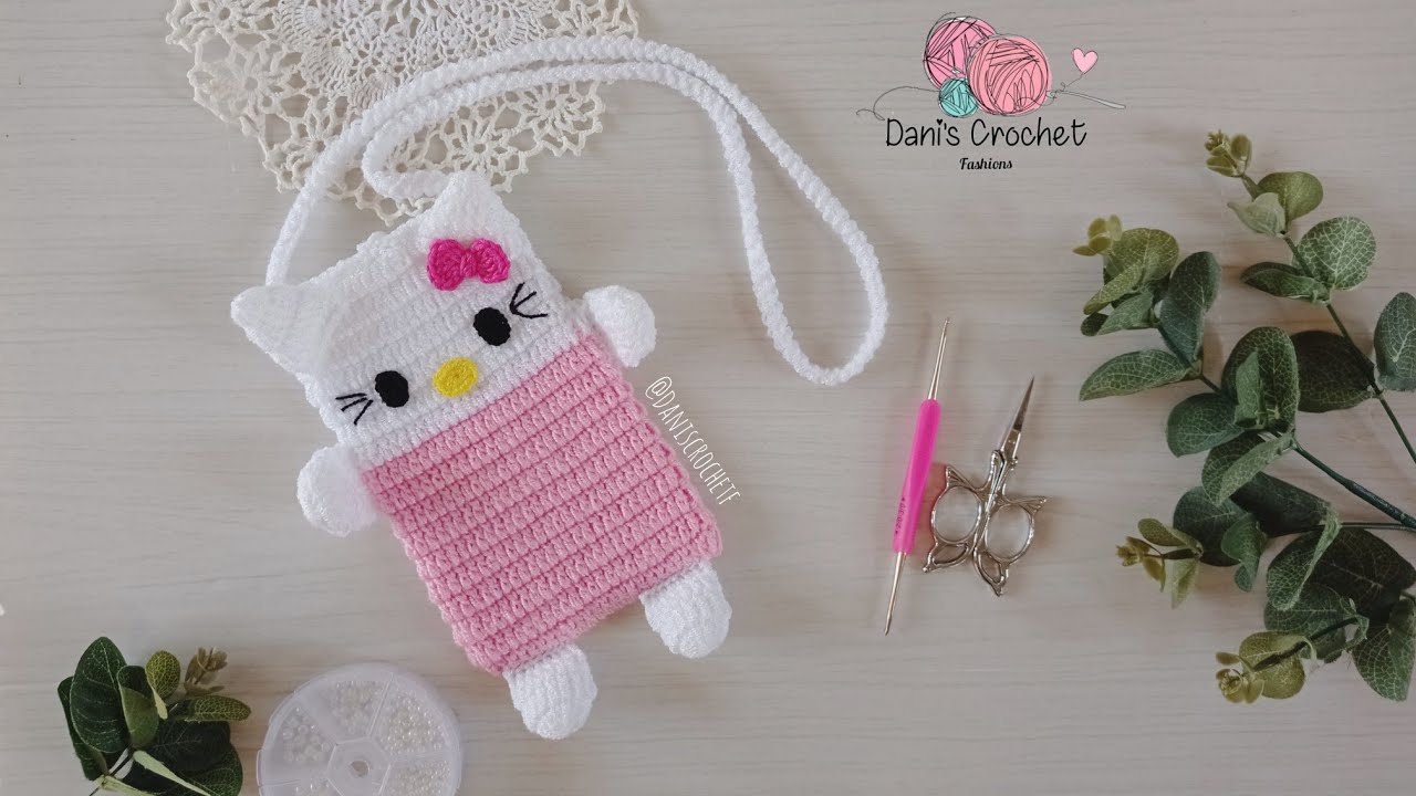 😱aprovecha que está en TENDENCIA y teje este bolsito de HELLO Kitty 🐱| vende muchos💰/obsequio 🎁