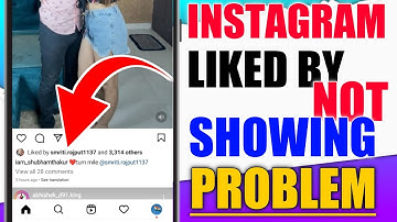 Instagram Liked By Not Showing|Instagram Mutual Likes Not Showing Problem|