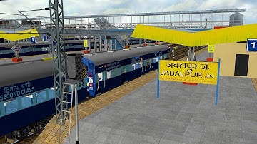 12192/Shridham SF Express (PT) - Jabalpur to Hazrat Nizamuddin Shunting