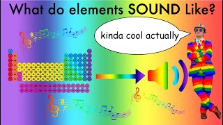 Chromatic Chemistry: the Periodic Table in Light and Sound