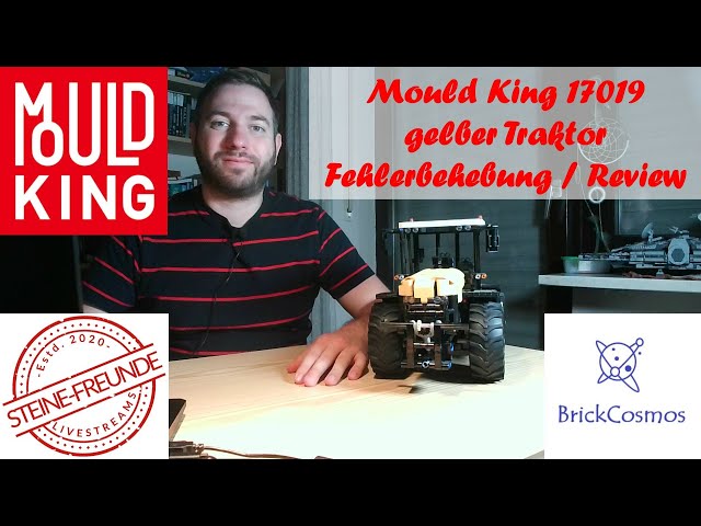 Mould King 17019 gelber Traktor Fehlerbehebung / Review