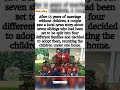 Couple Adopts 7 Siblings After 13 Years of Childlessness ♥️🔥 "From No Kids to Family of 9" #shorts