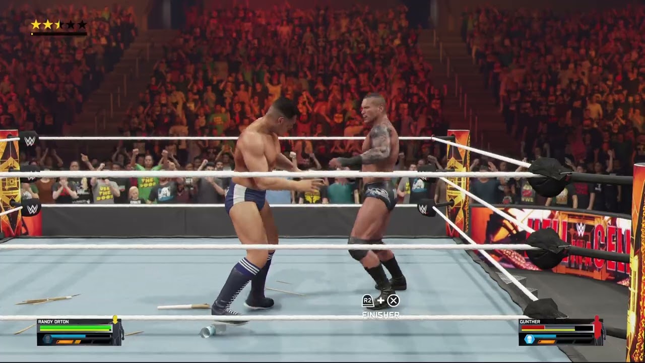 WWE 2K25 Randy Orton vs Gunther Grave