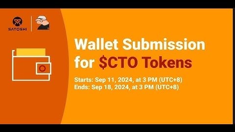 How to link CTO wallet address to satoshi app