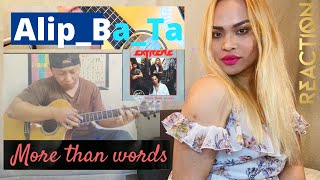Alip Ba Ta | Extreme - More Than Words (fingerstyle cover) Reaction | Alip_Ba_Ta | Alif