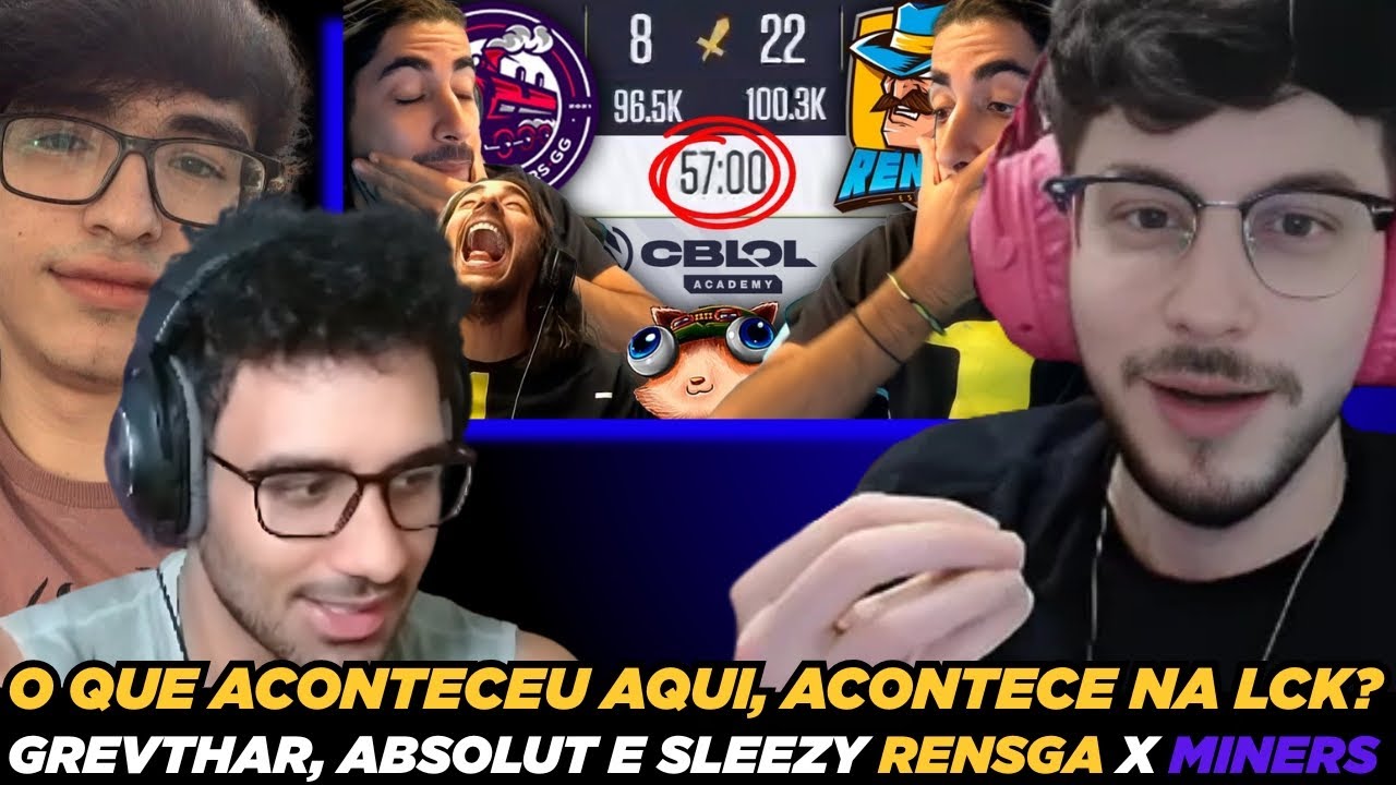O PIOR JOGO COMPETITIVO DA HISTÓRIA!? RENSGA vs MINERS | GREVTHAR, ABSOLUT E SLEEZY REAGEM