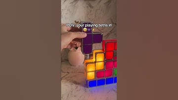 The perfect night lamp🤩✨👾 #decor #night #lamp #tetris
