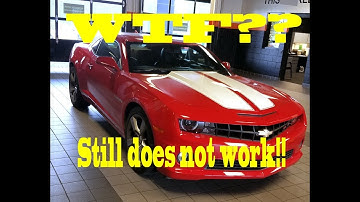 Programmed 5th Gen Camaro  Key fob but still will not work Keyfob fix here