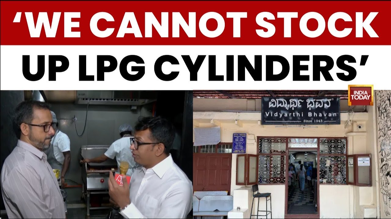 Vidyarthi Bhavan And Bengaluru Hotels Face LPG Shortages, Restaurant Industry In Crisis | LPG Crisis