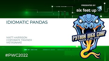 Tutorial: Idiomatic Pandas by Matt Harrison