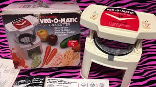 Buy Ronco Veg-O-Matic Deluxe, Fruit and Vegetable Chopper, Dishwasher Safe  by Nobody Lower on Dot & Bo