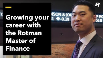 Growing Your Career with the Rotman Master of Finance