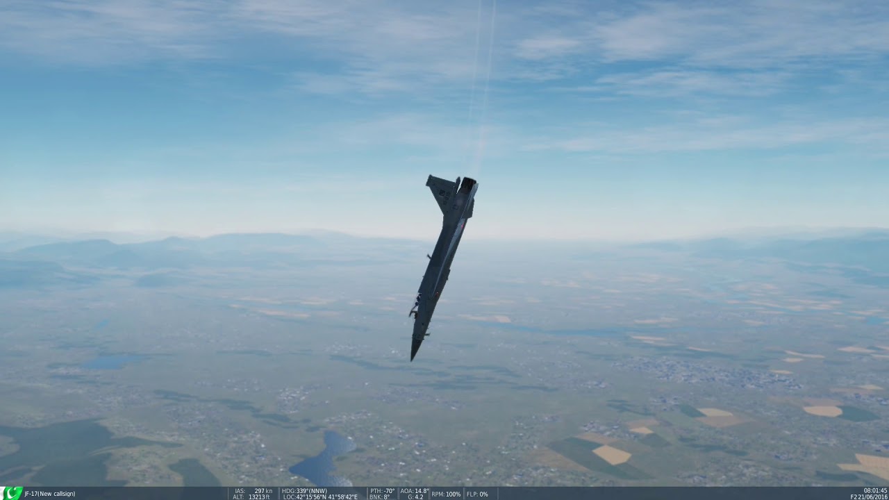 JF-17 Thunder Performing Cobra Manoeuver