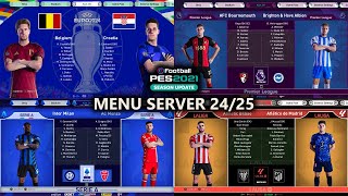 PES 2021 - Menu Server Max AIO 24/25 by Jemp