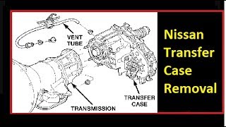 Transfer Case Removal Nissan. Where is the transfer case and how to remove it - YouTube 1997 Nissan Truck Xe Transfer Case Wiring Diagram YouTube
