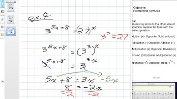 Exponential Equations (Grade 12 college Lesson 6.6 12:6:11).mov