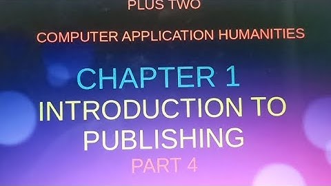 plus two computer application humanities 🎉🎉🎉chapter 1 part 4🎉🎉
